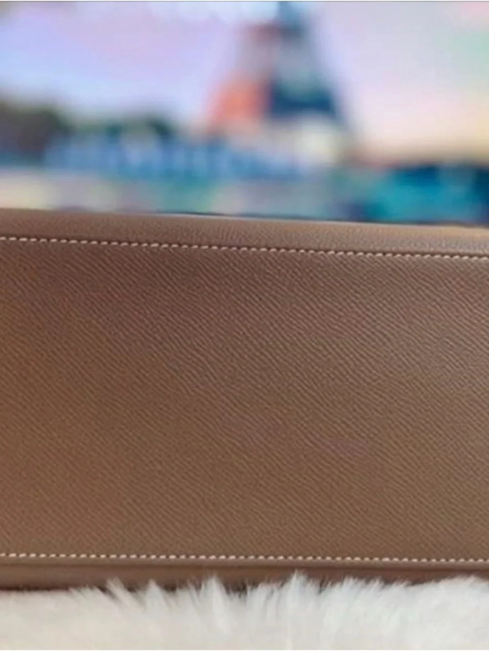 Hermes Kelly 25 Etoupe Epsom GHW